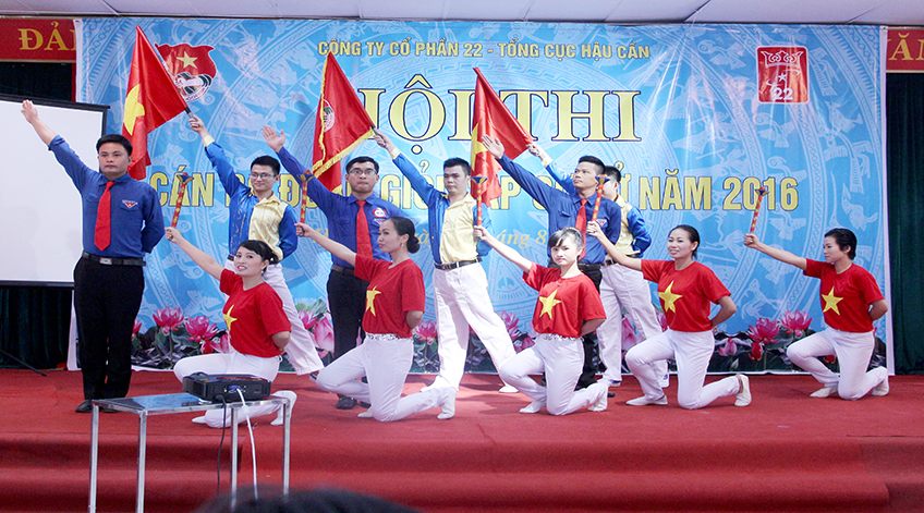 Công ty Cổ phần 22 tổ chức hội thi cán bộ đoàn giỏi cấp cơ sở