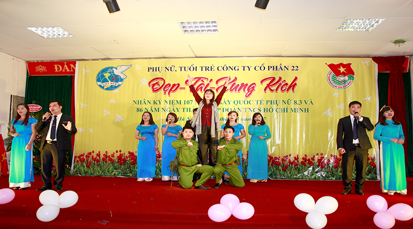 Công ty Cổ phần 22 tổ chức Hội thi “Đẹp – Tài – Xung kích”