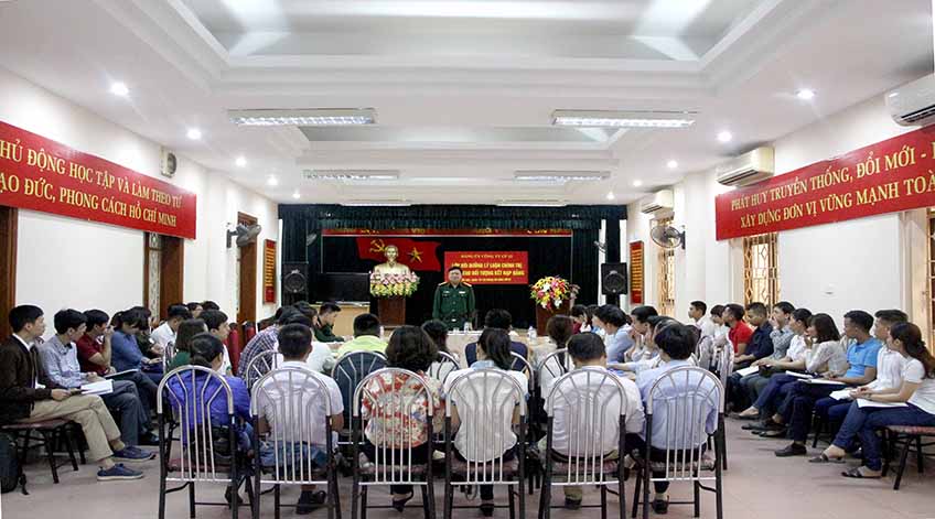 Công ty Cổ phần 22 tổ chức lớp bồi dưỡng lý luận chính trị dành cho đối tượng kết nạp đảng năm 2018