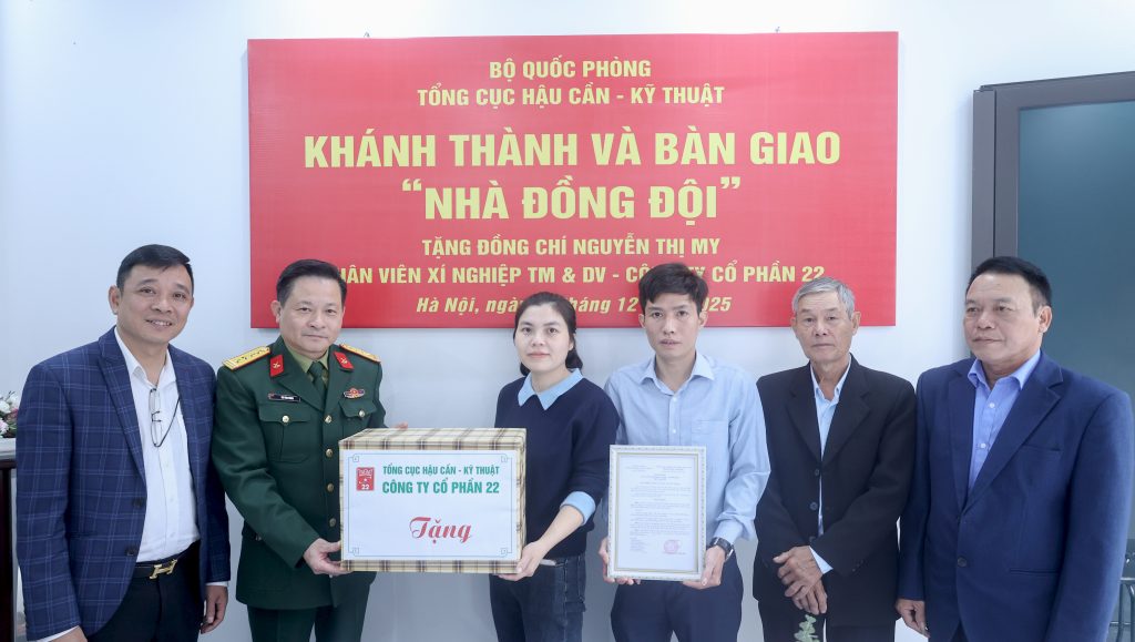 Khánh thành và bàn giao “Nhà đồng đội”