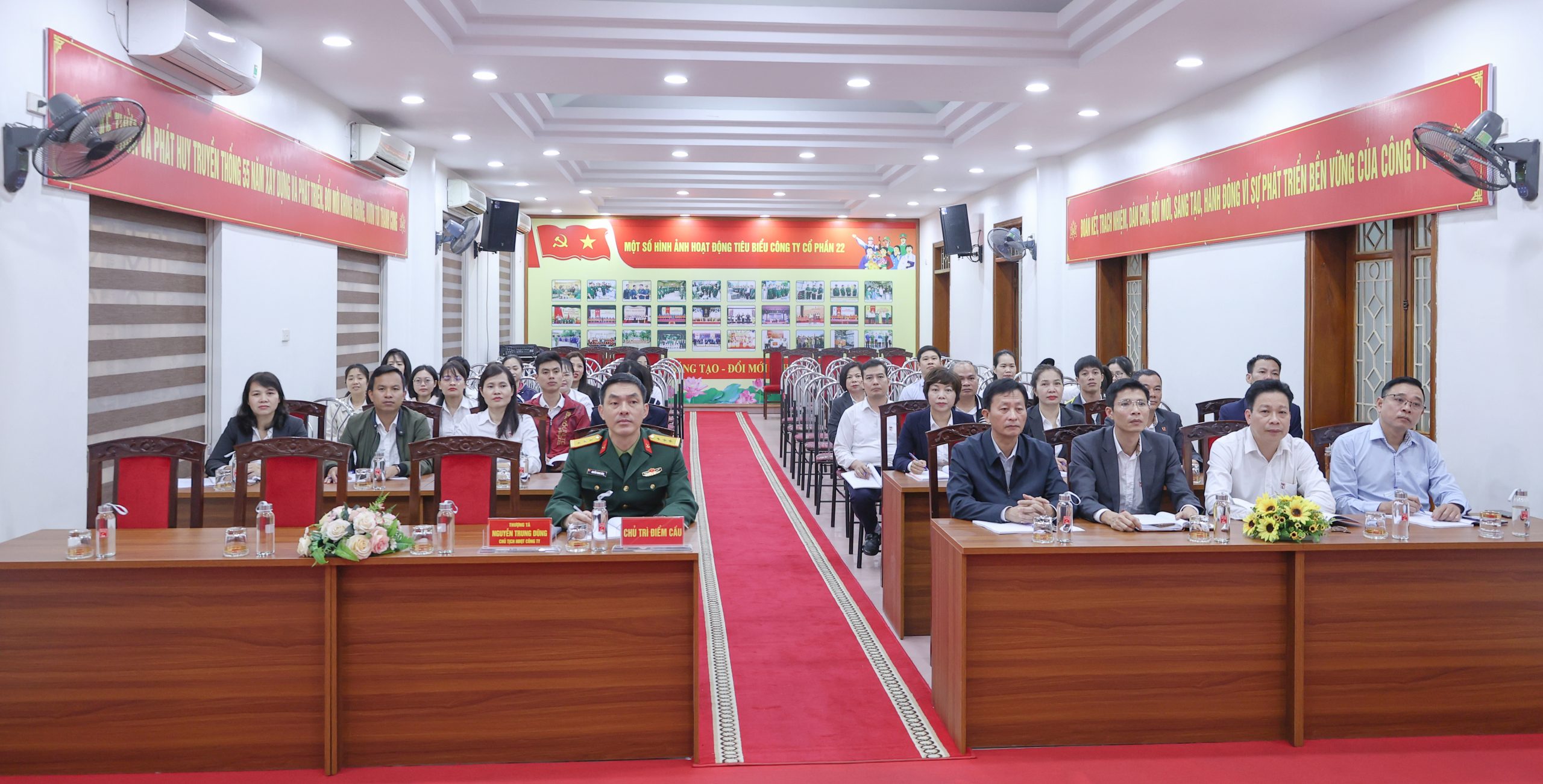 CÔNG TY CỔ PHẦN 22 THAM GIA HỘI NGHỊ TRỰC TUYẾN TOÀN QUỐC NGHIÊN CỨU, HỌC TẬP, QUÁN TRIỆT VÀ TRIỂN KHAI THỰC HIỆNNGHỊ QUYẾT SỐ 79 VÀ NGHỊ QUYẾT SỐ 80 CỦA BỘ CHÍNH TRỊ